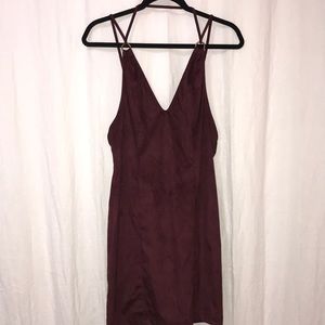 Free People Intimately Faux Suede Mini